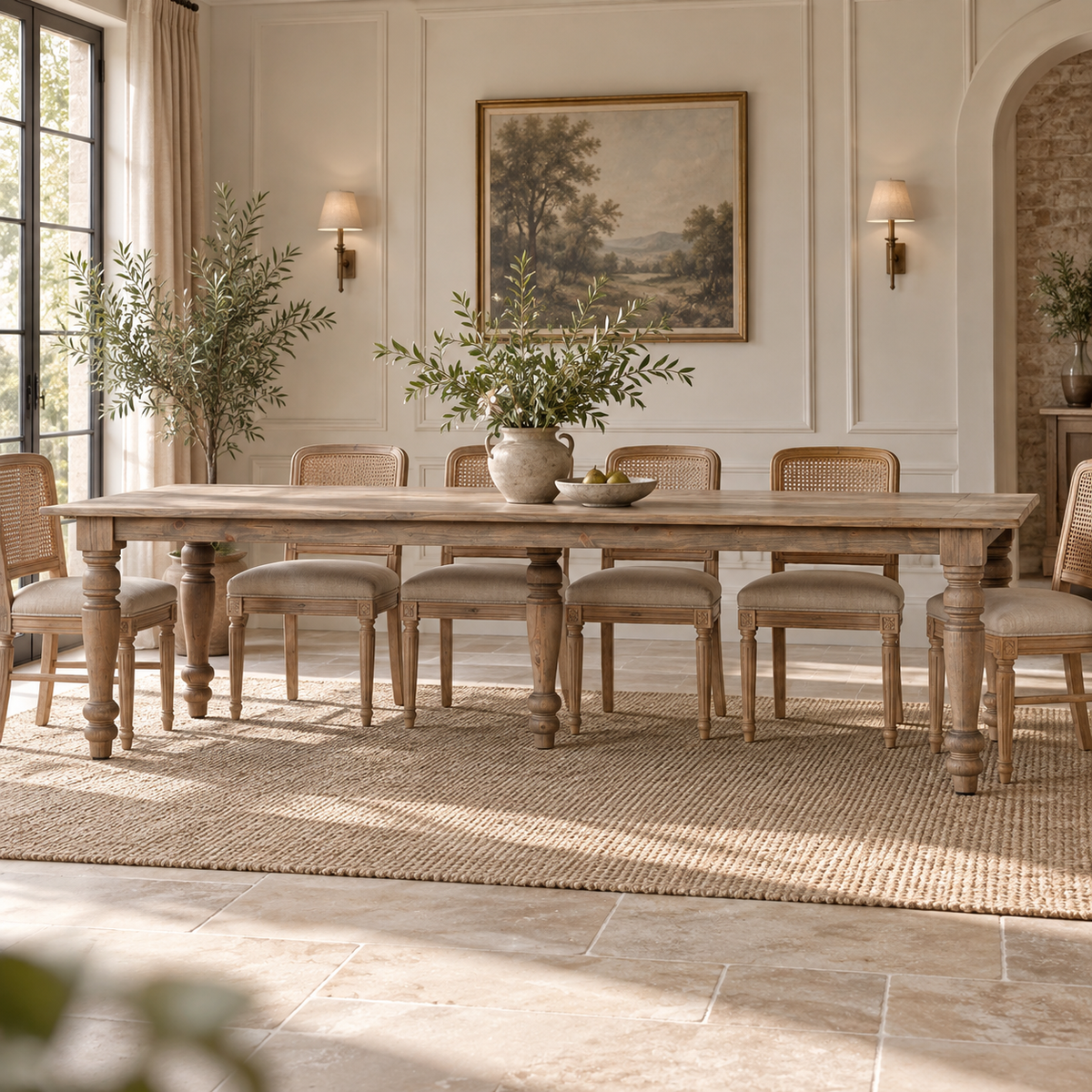 Rivington Extra Large Farmhouse Dining Table – 300cm
