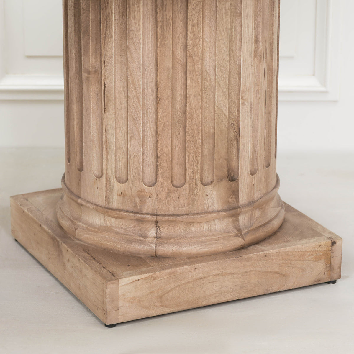 Kingsley Column Dining Table 220cm – Rustic Mango Wood