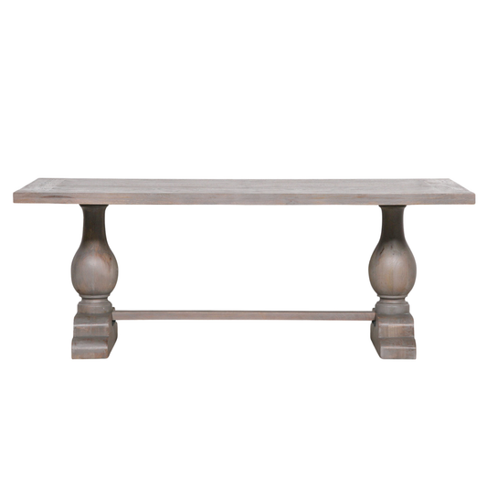 Bramley Rectangular Dining Table 210cm – Rustic Mango Wood