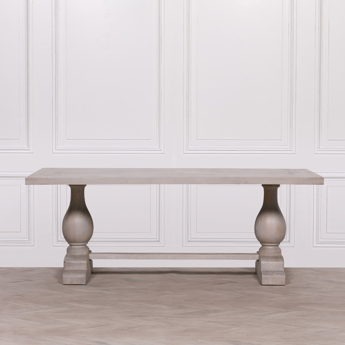 Bramley Rectangular Dining Table 210cm – Bleached Mango Wood