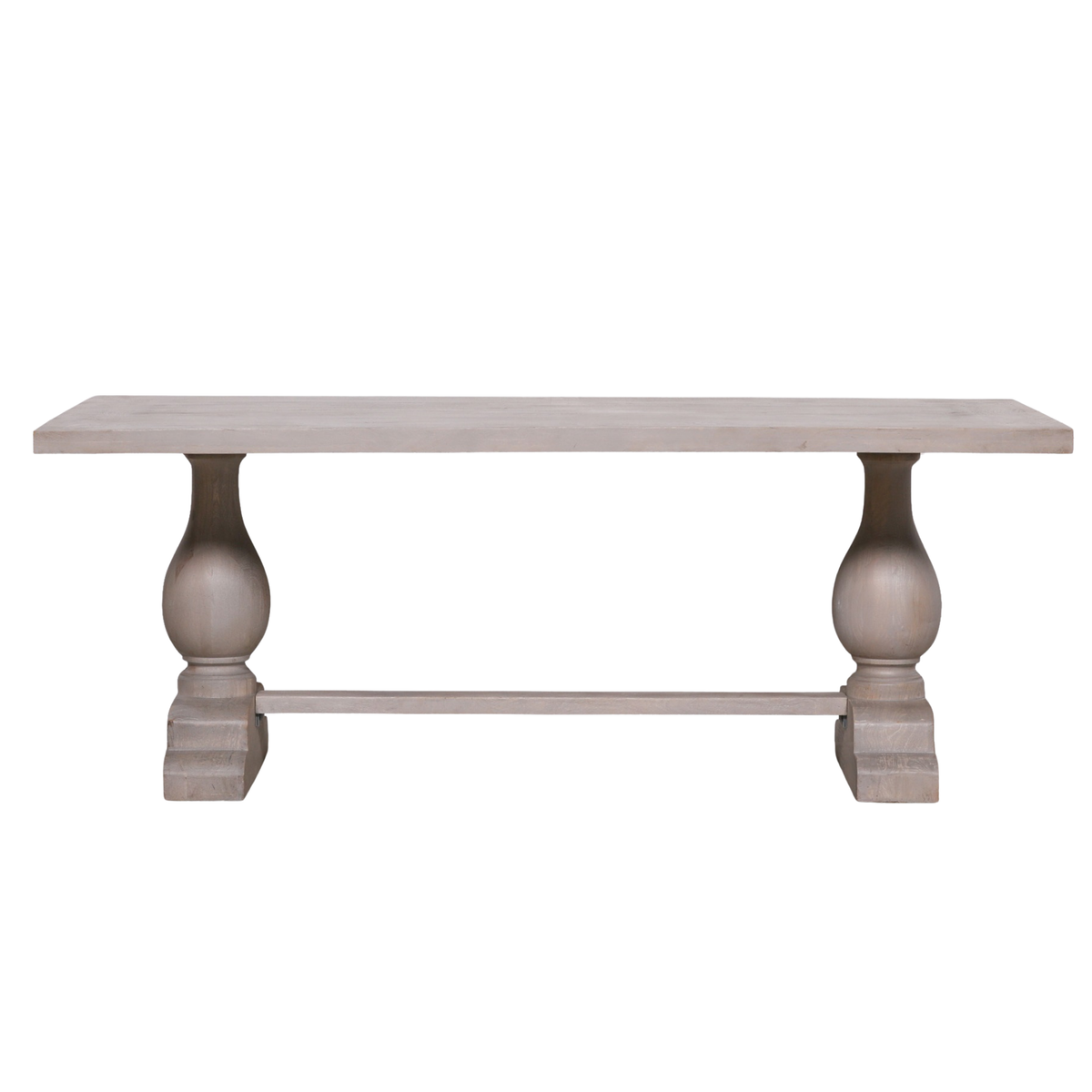 Bramley Rectangular Dining Table 210cm – Bleached Mango Wood