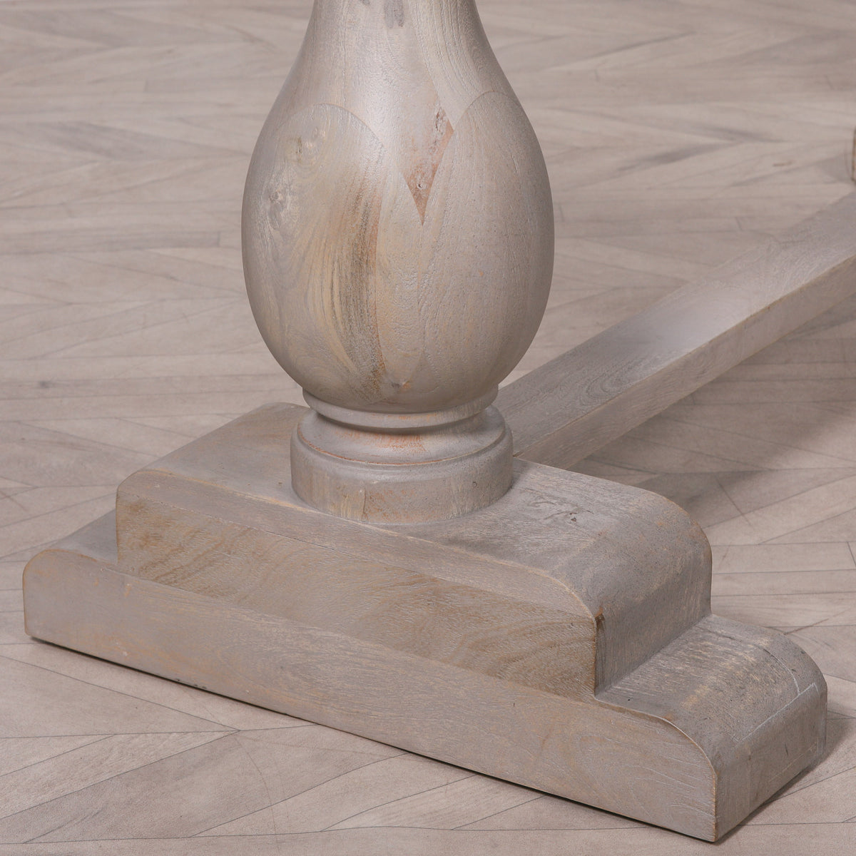 Bramley Rectangular Dining Table 260cm – Bleached Mango Wood