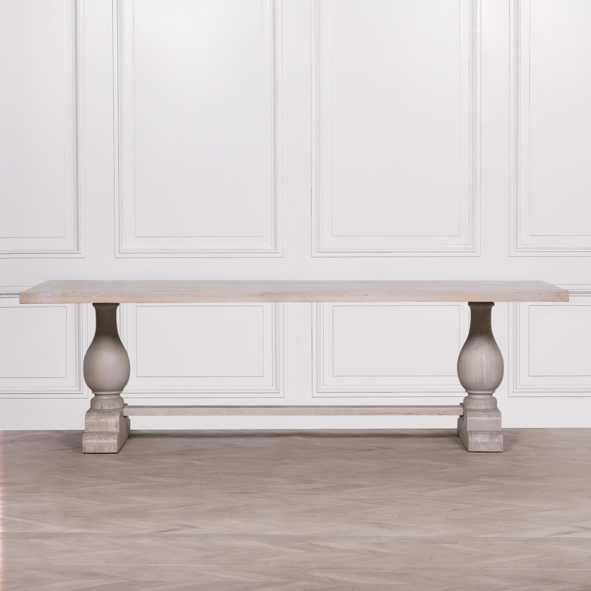 Bramley Rectangular Dining Table 260cm – Bleached Mango Wood