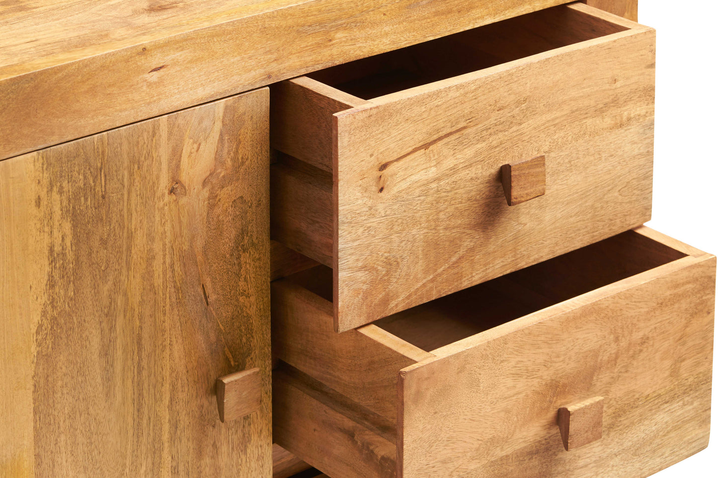 Amrai 3 Drawer Sideboard – Light Mango