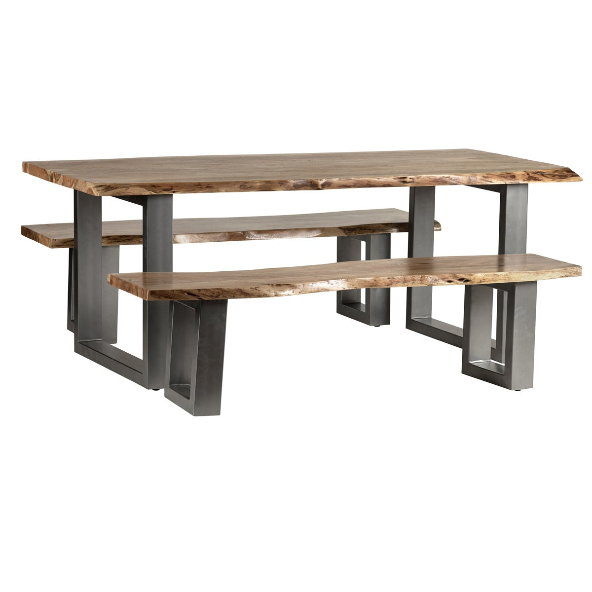 Thornmere Dining Table 2 M – Live Edge Acacia Wood