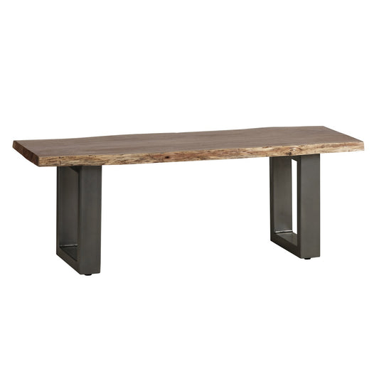 Thornmere Medium Bench – Live Edge Acacia Wood