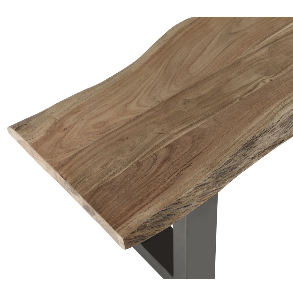 Thornmere Large Bench – Live Edge Acacia Wood