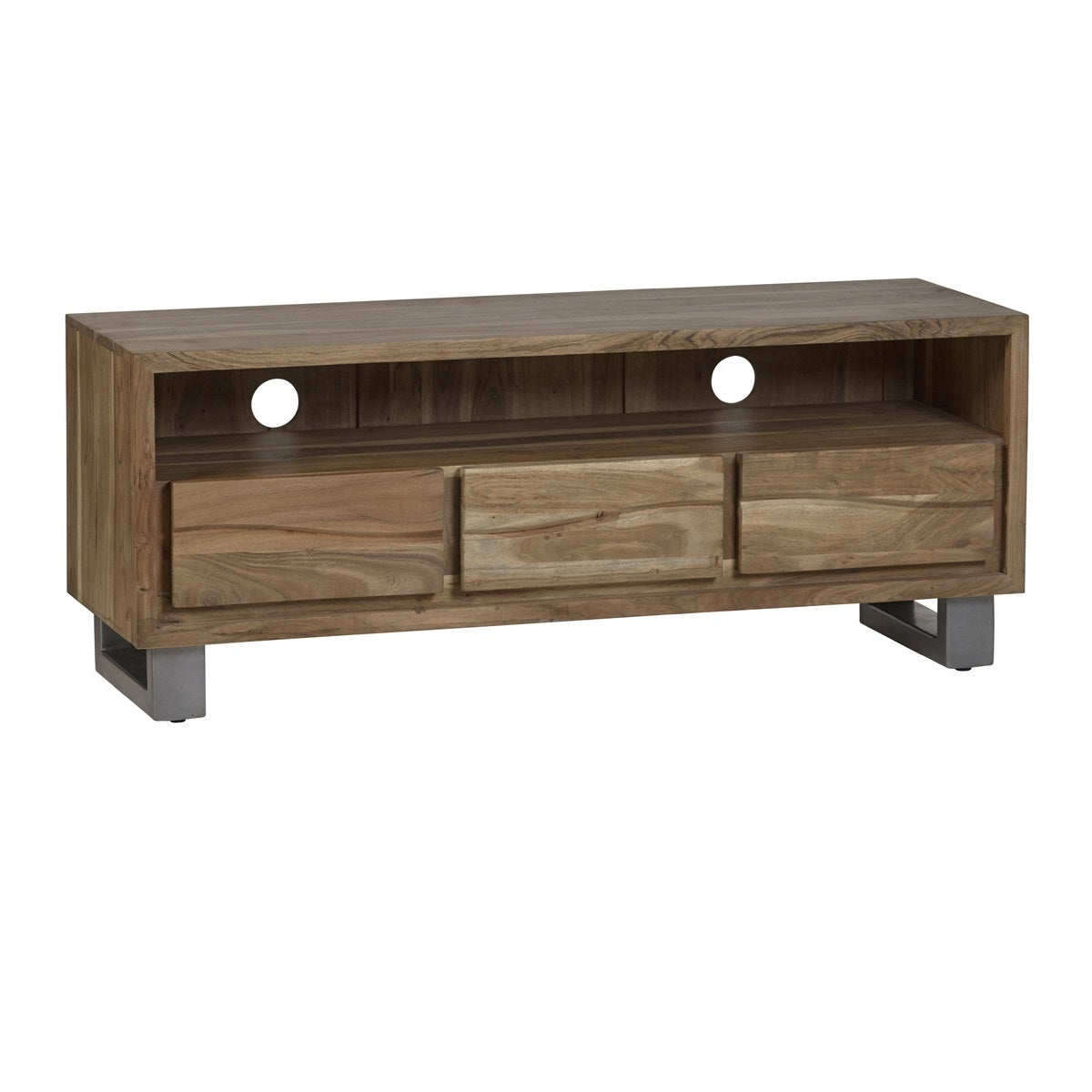 Thornmere Media Unit – Live Edge Acacia Wood