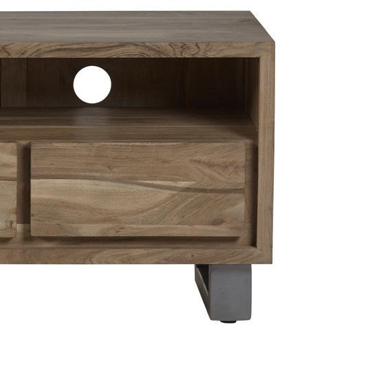 Thornmere Media Unit – Live Edge Acacia Wood