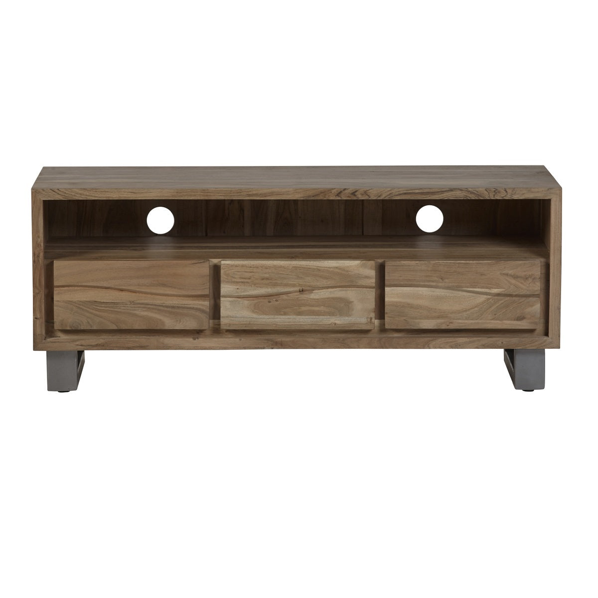 Thornmere Media Unit – Live Edge Acacia Wood