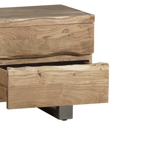 Thornmere Small TV Unit – Live Edge Acacia Wood