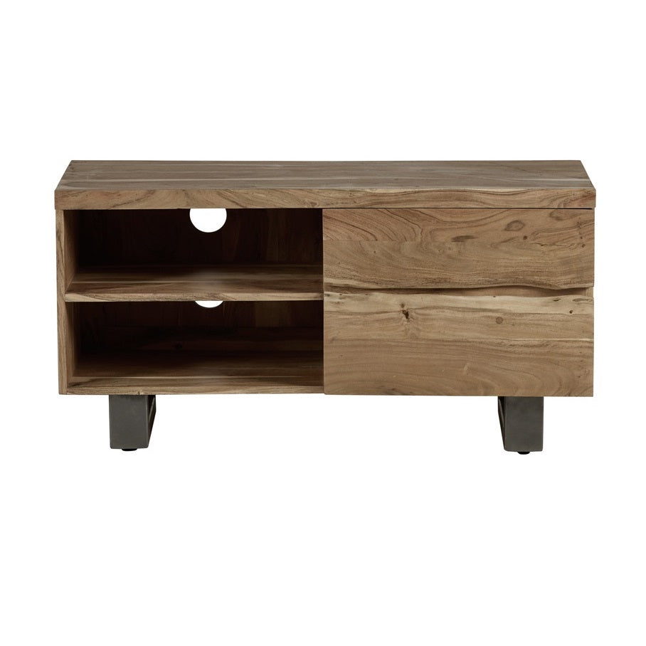 Thornmere Small TV Unit – Live Edge Acacia Wood