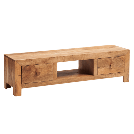 Amrai Wide Screen TV Unit – Light Mango
