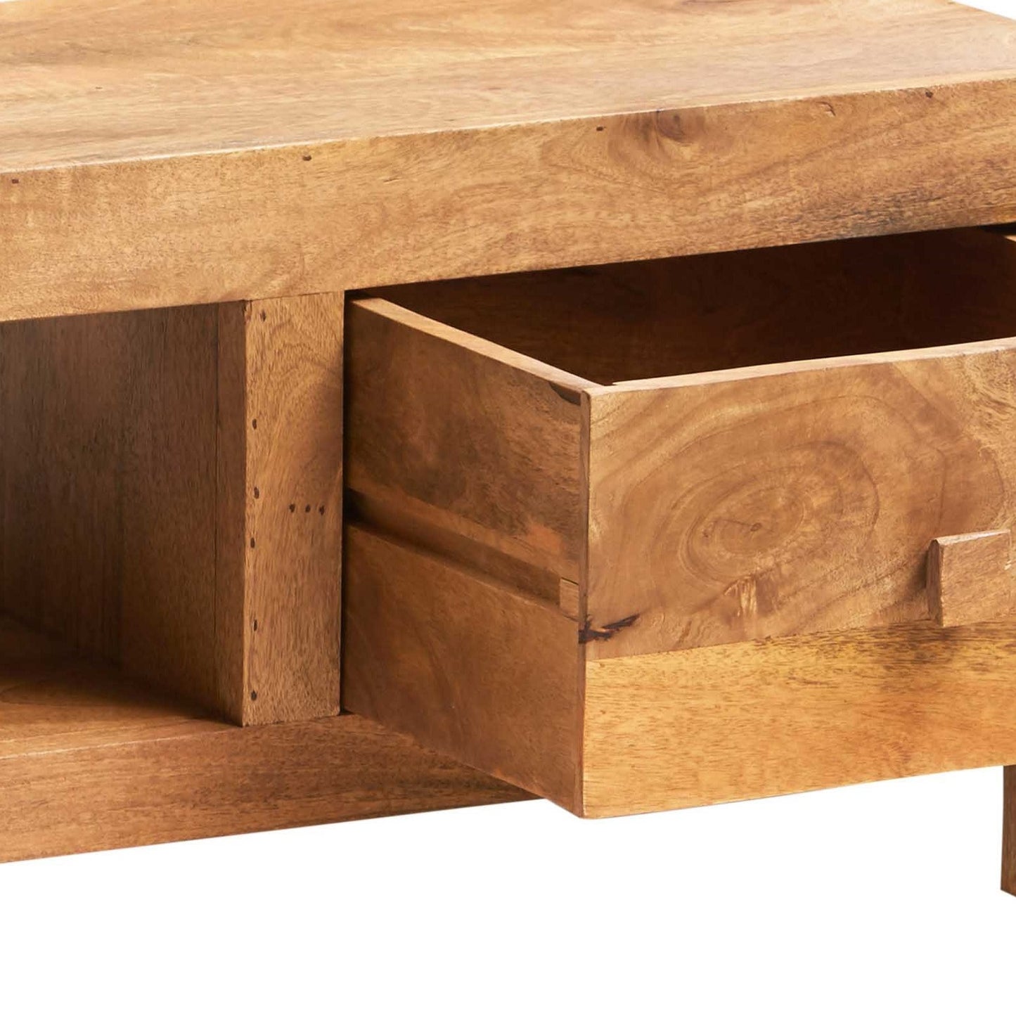 Amrai Wide Screen TV Unit – Light Mango