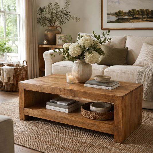 Amrai Large Coffee Table – Light Mango