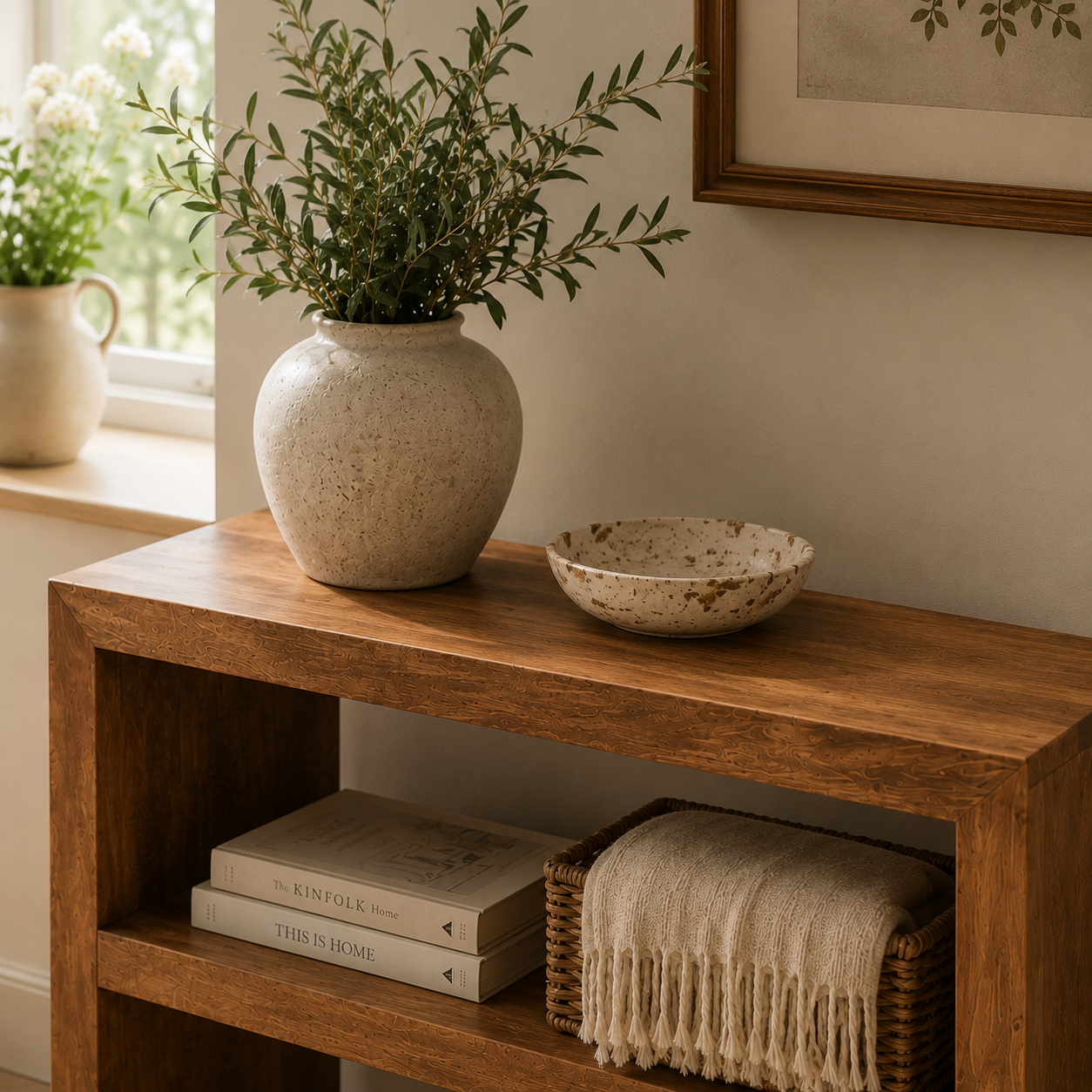 Amrai Console Table – Light Mango