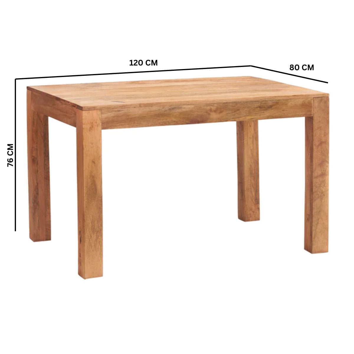 Amrai Small Dining Table – Light Mango