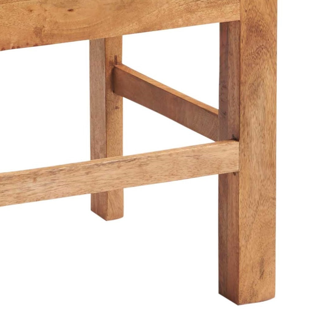 Amrai Slat Back Dining Chairs (Set of 2) – Light Mango