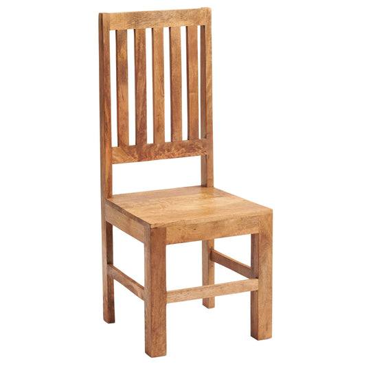 Amrai Slat Back Dining Chairs (Set of 2) – Light Mango