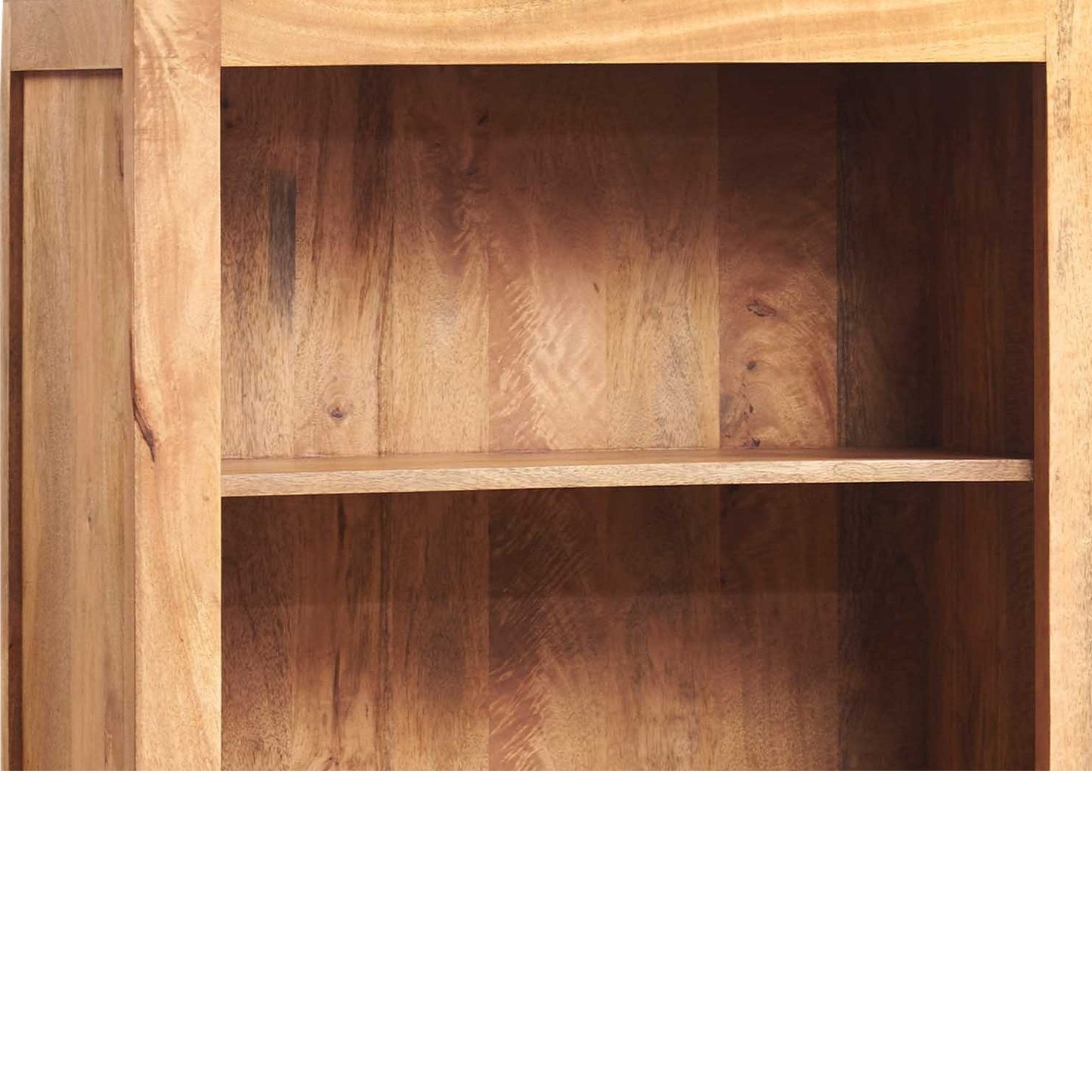 Amrai Large Open Bookcase – Light Mango