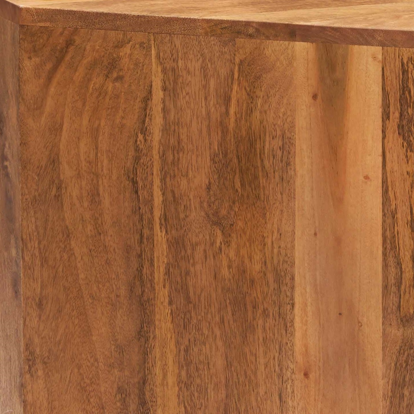 Amrai Open Corner TV Unit – Light Mango