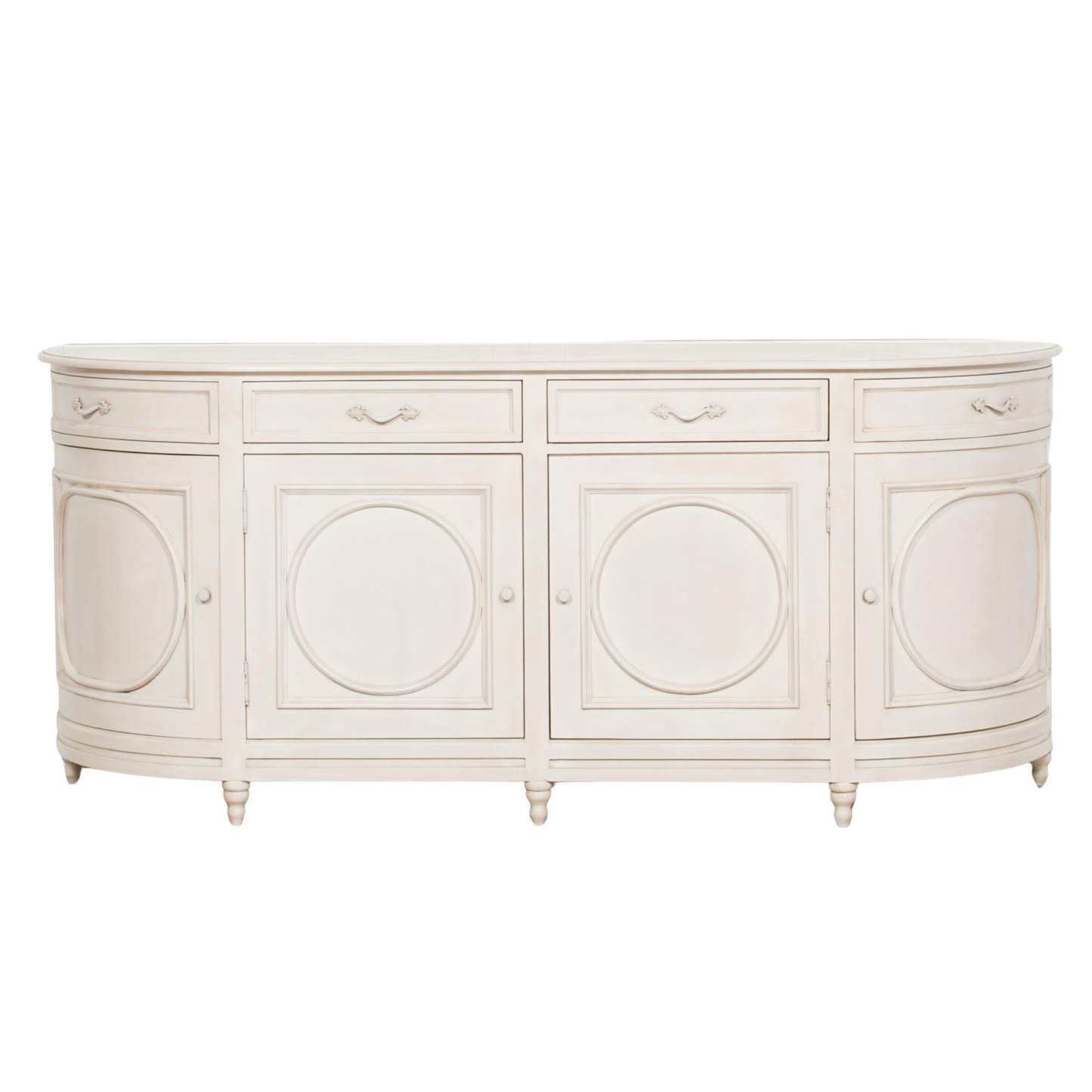 Chantilly Curved Sideboard – Aged Ivory