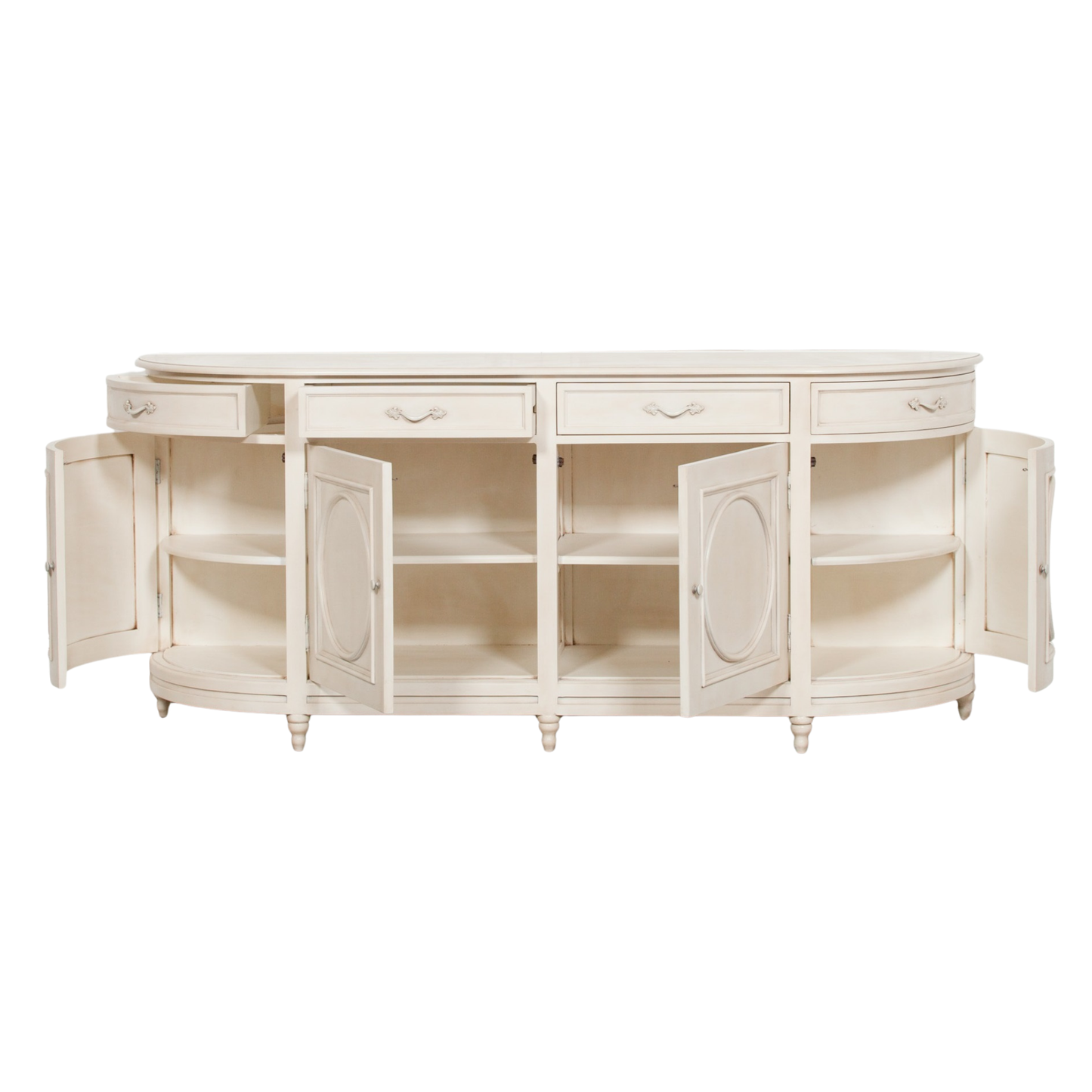 Chantilly Curved Sideboard – Aged Ivory