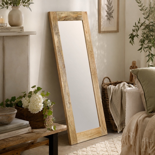 Sundara Full Length Mirror – Solid Mango Wood
