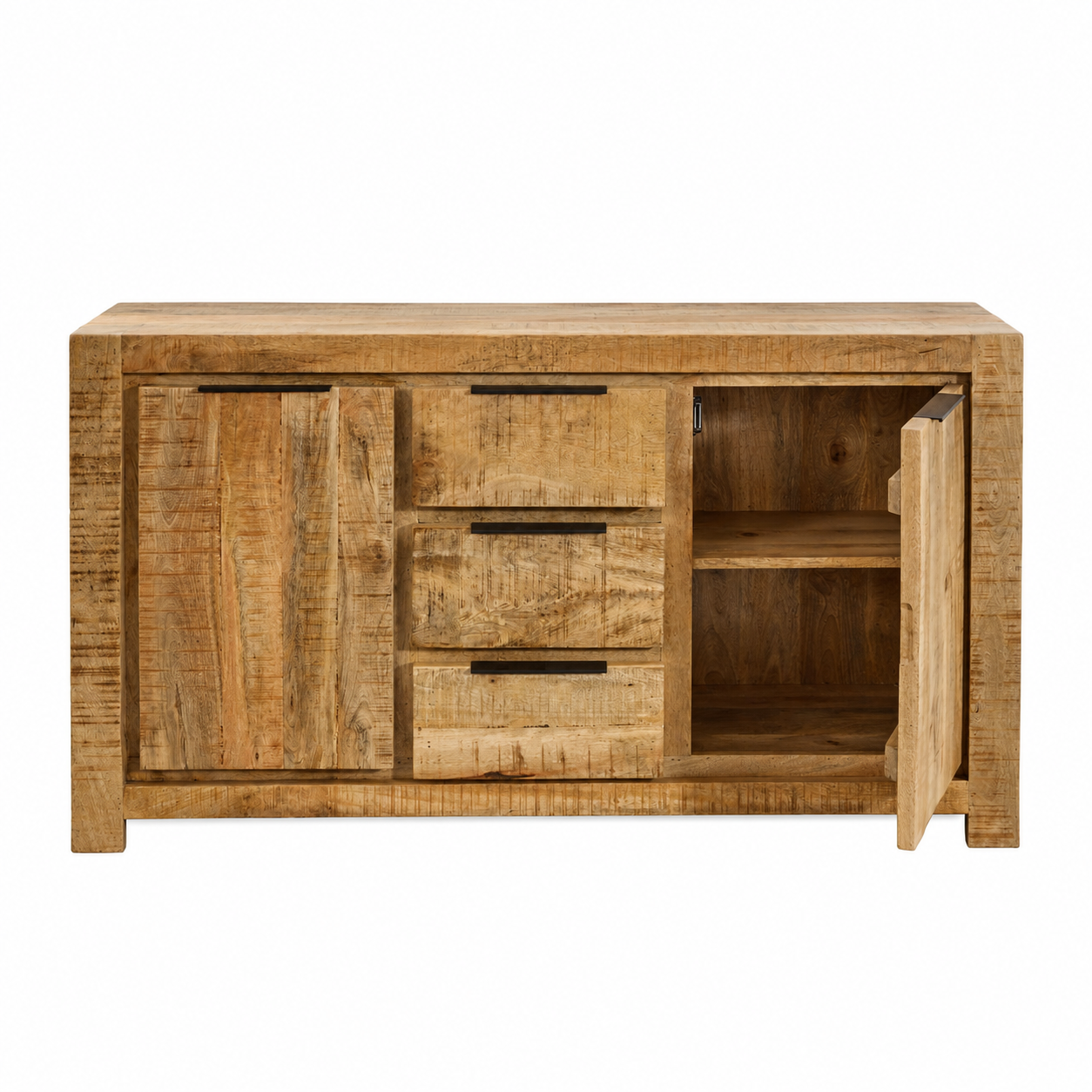 Sundara Large Sideboard – Solid Mango Wood