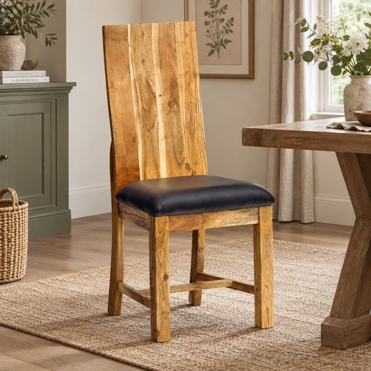 Thornmere Dining Chair – Acacia Wood - Sold in Pairs