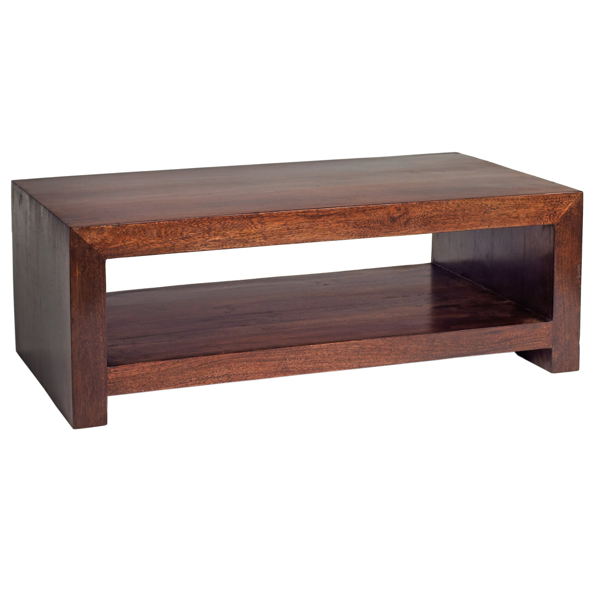 Amrai Large Coffee Table – Dark Mango Wood