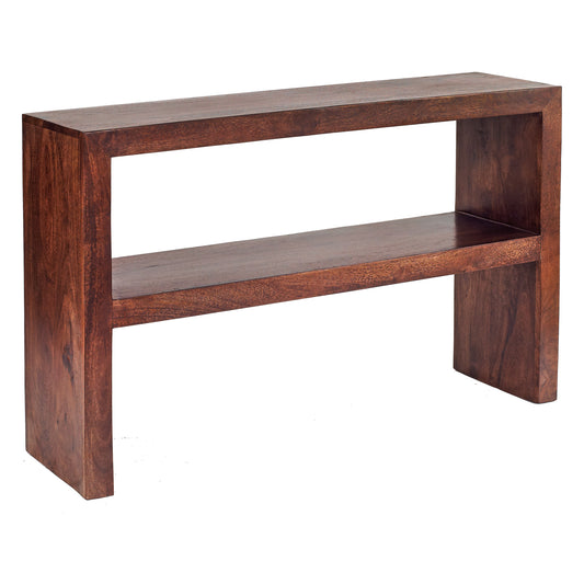 Amrai Console Table – Dark Mango Wood