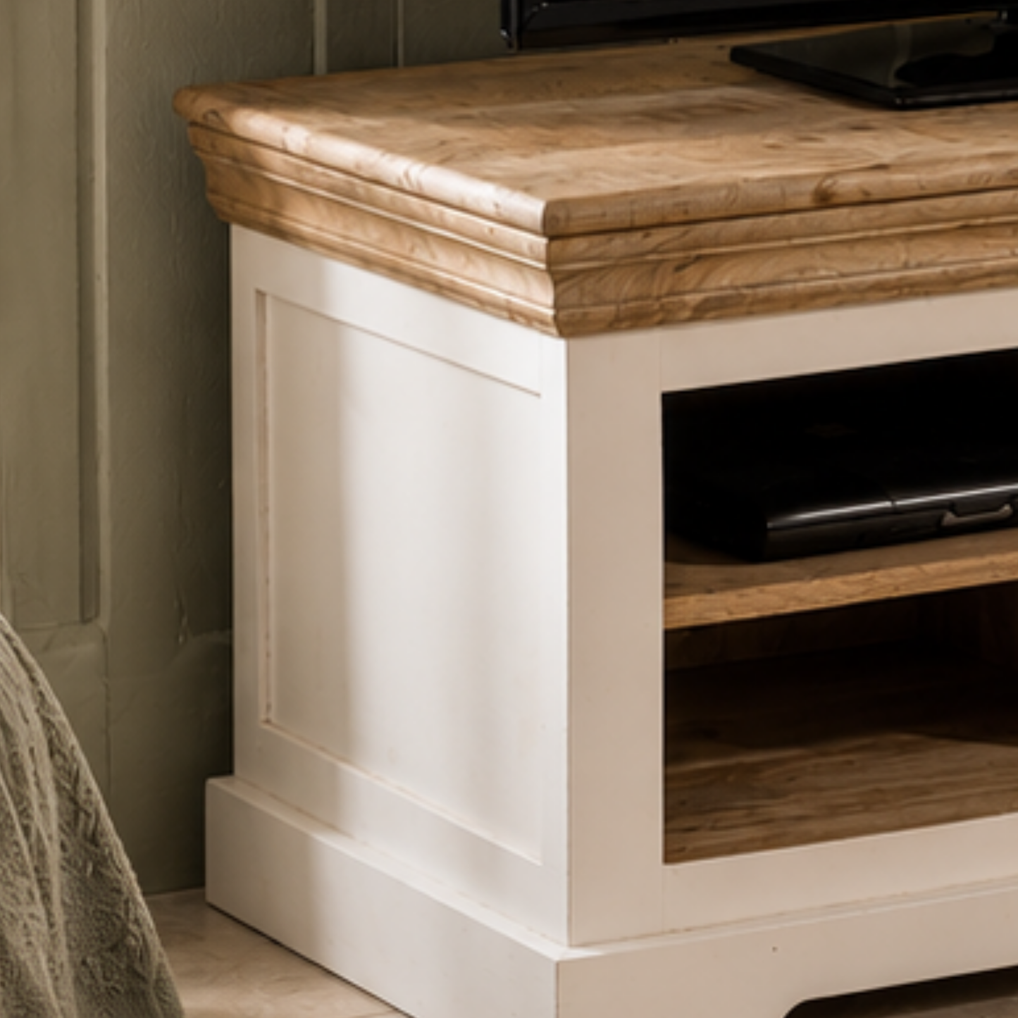 Aangan TV Cabinet – Solid Mango Wood