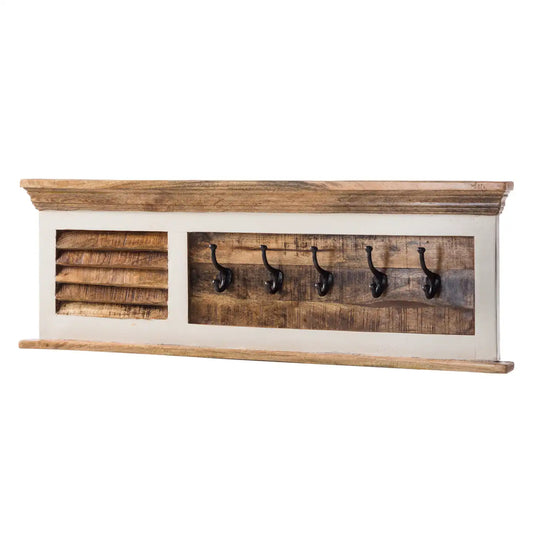 Aangan Wall Coat Hook – Solid Mango Wood