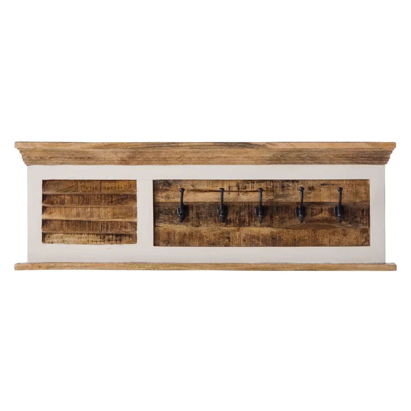 Aangan Wall Coat Hook – Solid Mango Wood