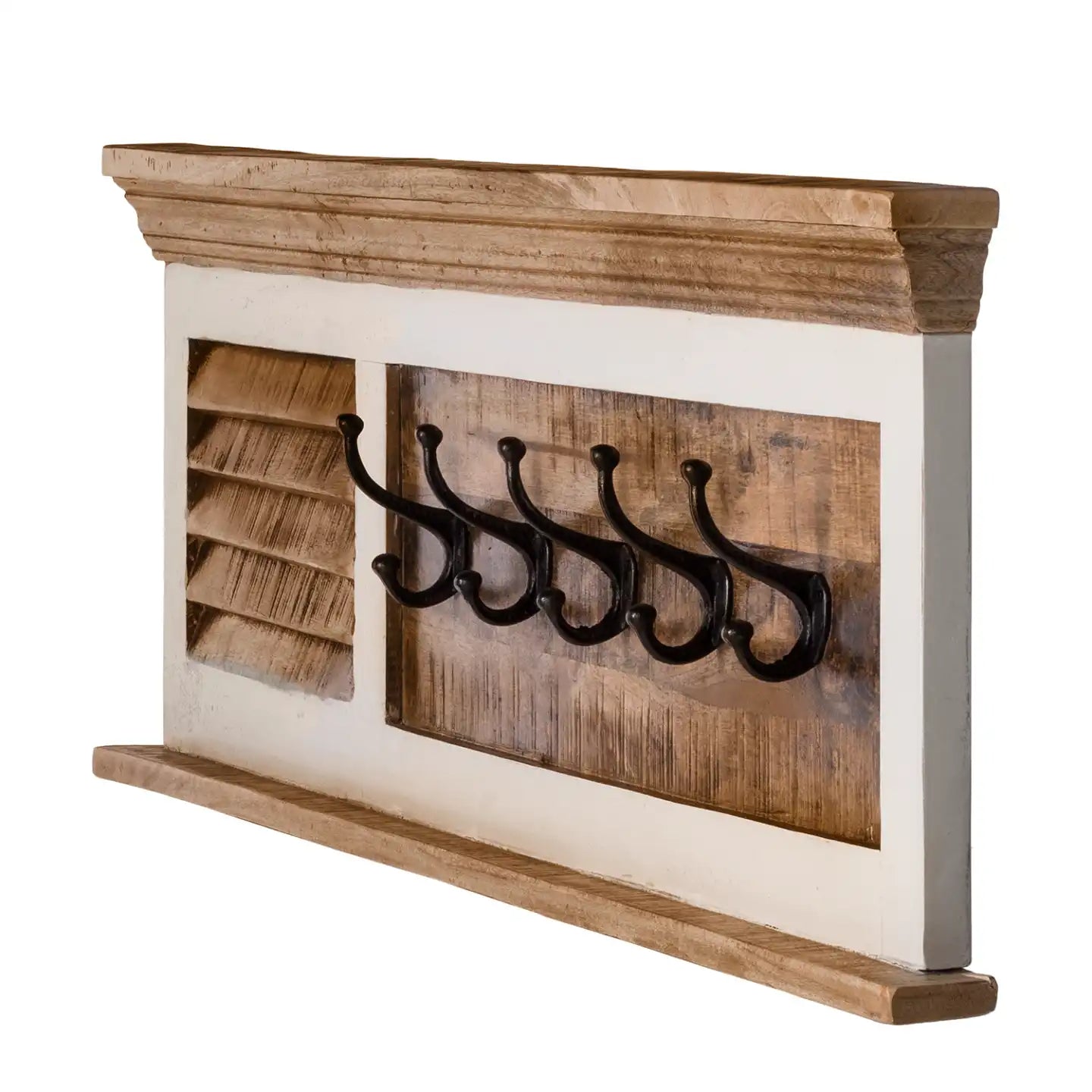 Aangan Wall Coat Hook – Solid Mango Wood