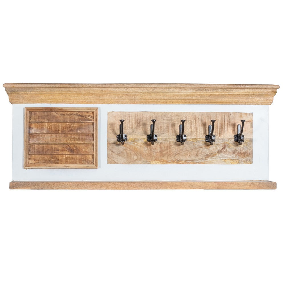 Aangan Wall Coat Hook – Solid Mango Wood