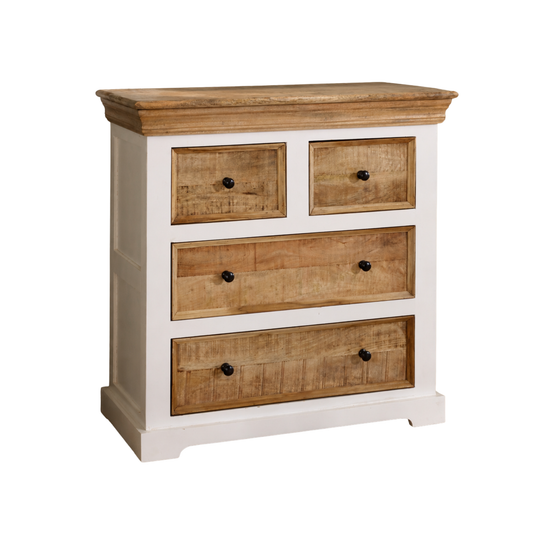 Aangan 4 Drawer Chest – Solid Mango Wood