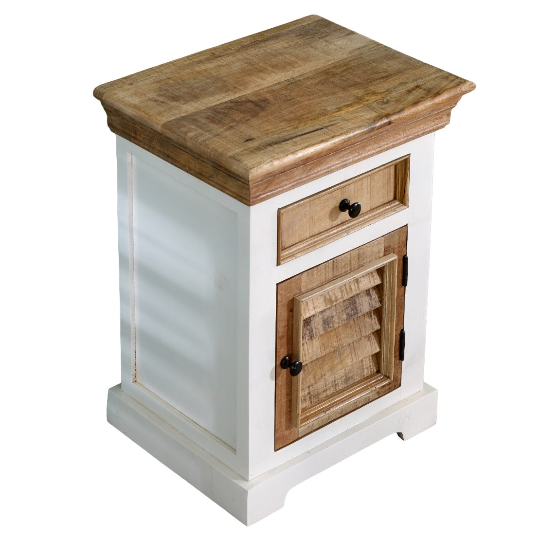 Aangan Bedside Cabinet – Solid Mango Wood