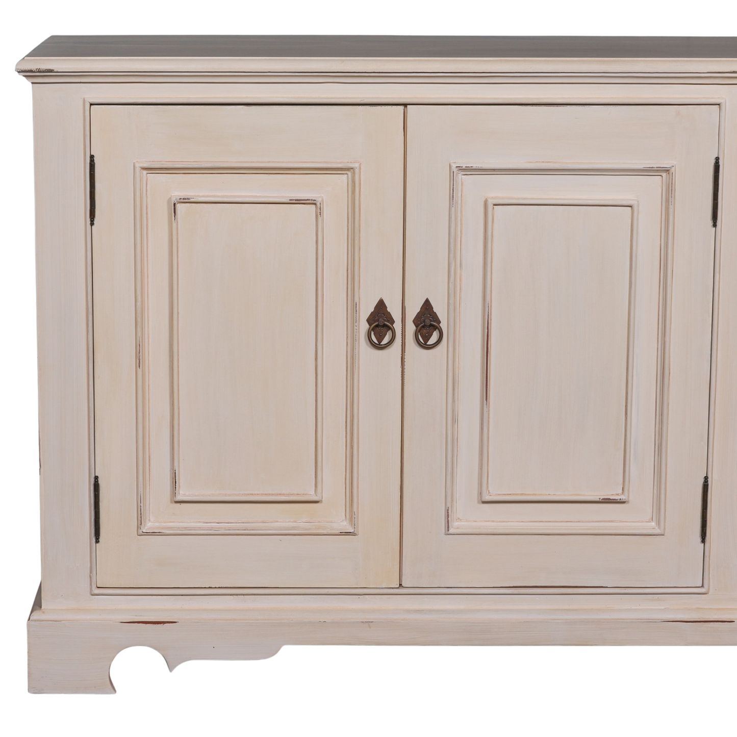 Chantilly Ornate Sideboard – Distressed White Mahogany