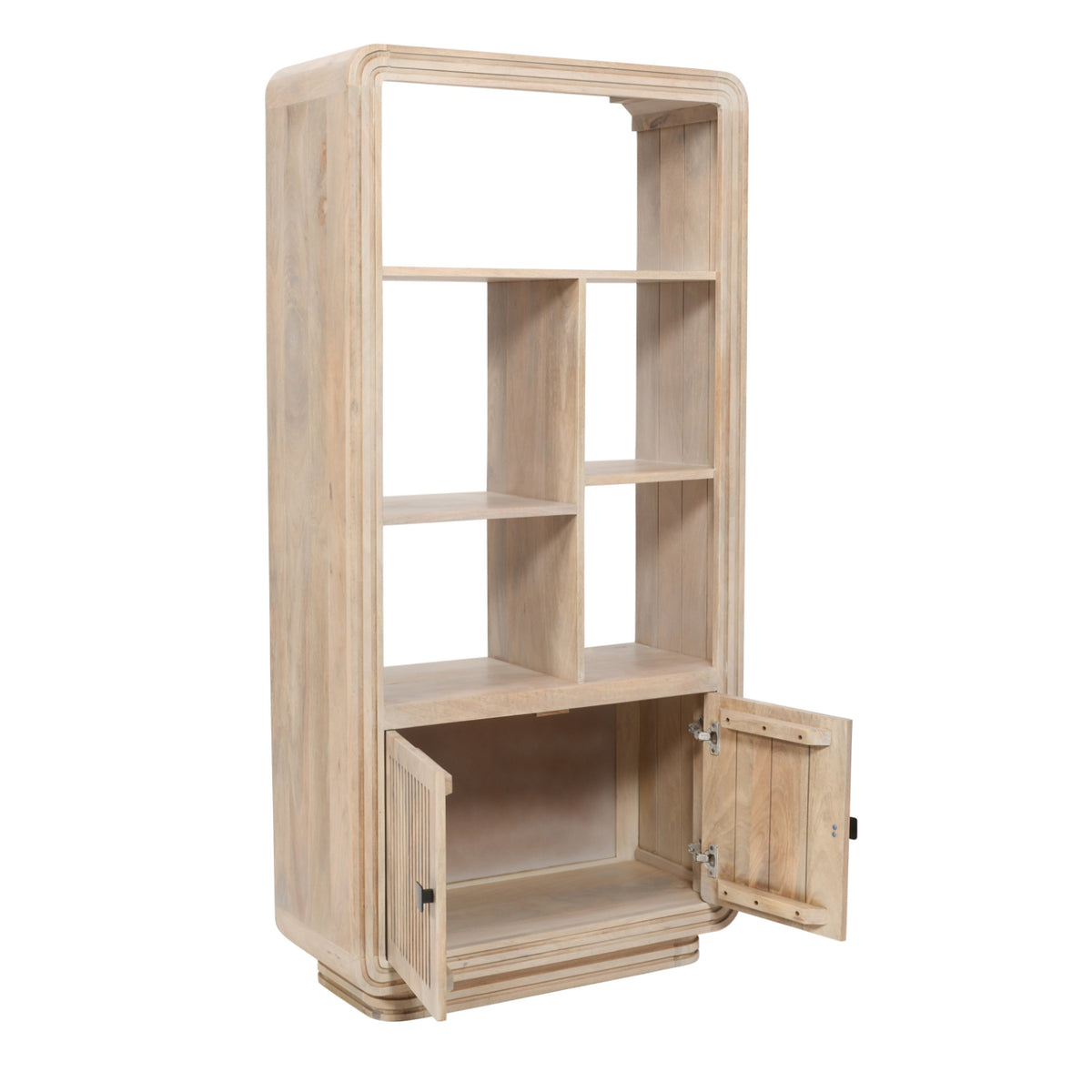 Witton Bookcase – Carved Mango Wood