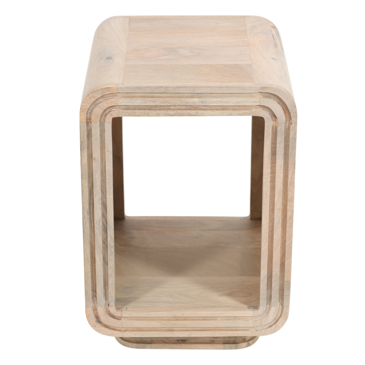 Witton Side Table – Carved Mango Wood