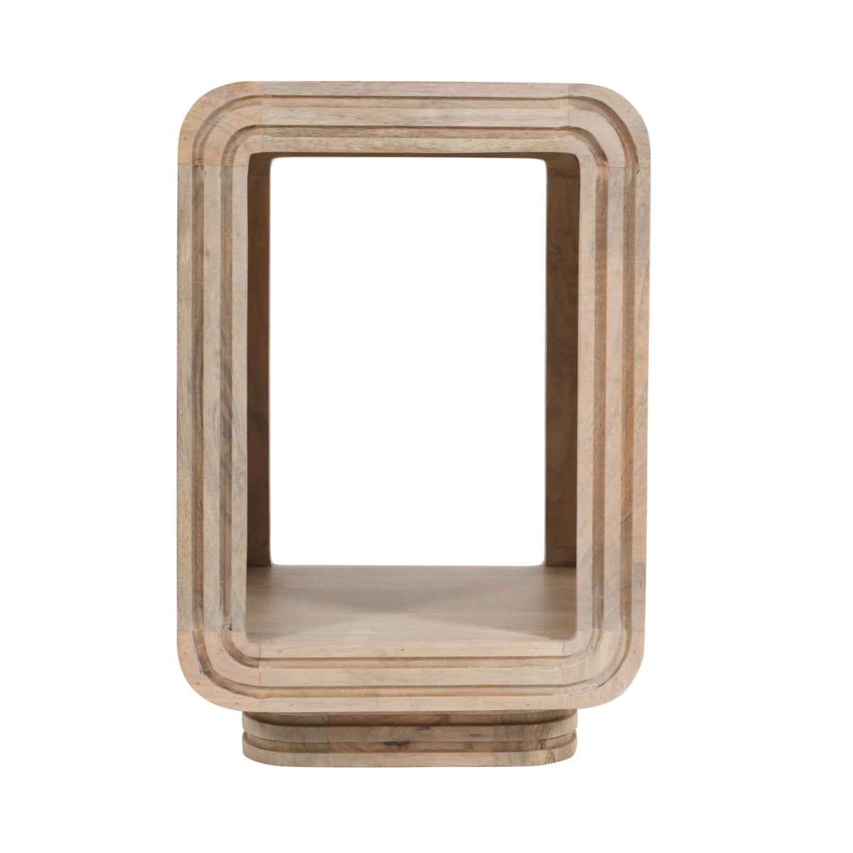 Witton Side Table – Carved Mango Wood