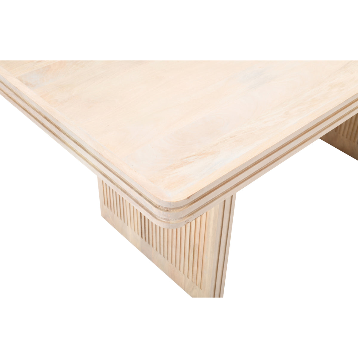 Witton Dining Table – 6 Seater – Carved Mango Wood