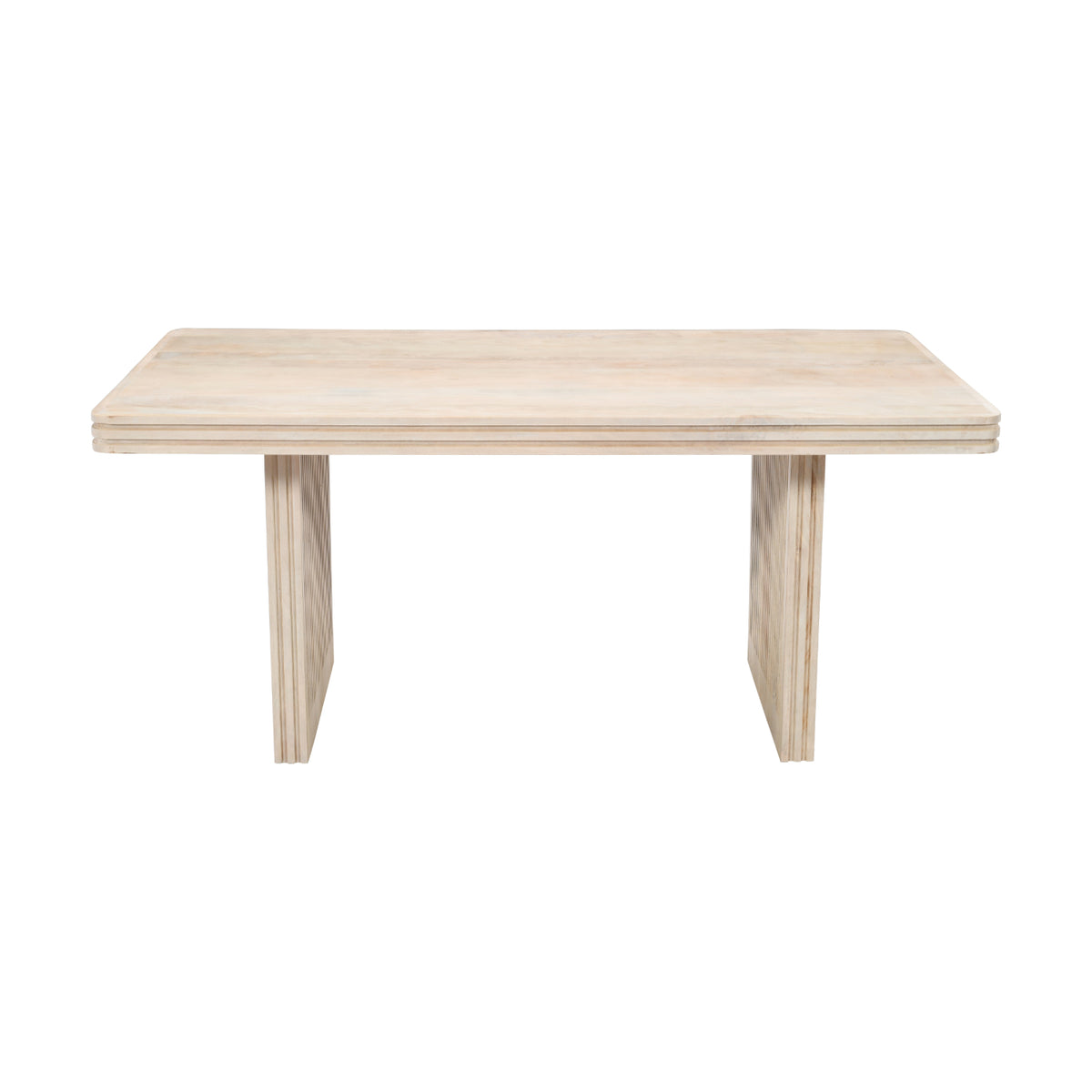 Witton Dining Table – 6 Seater – Carved Mango Wood