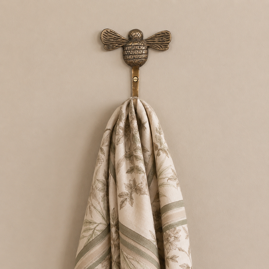 Vintage Bumble Bee Wall Hook – Antique Brass