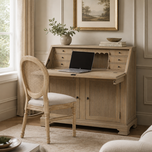 Westbrook Rustic Bureau Desk – White Cedar