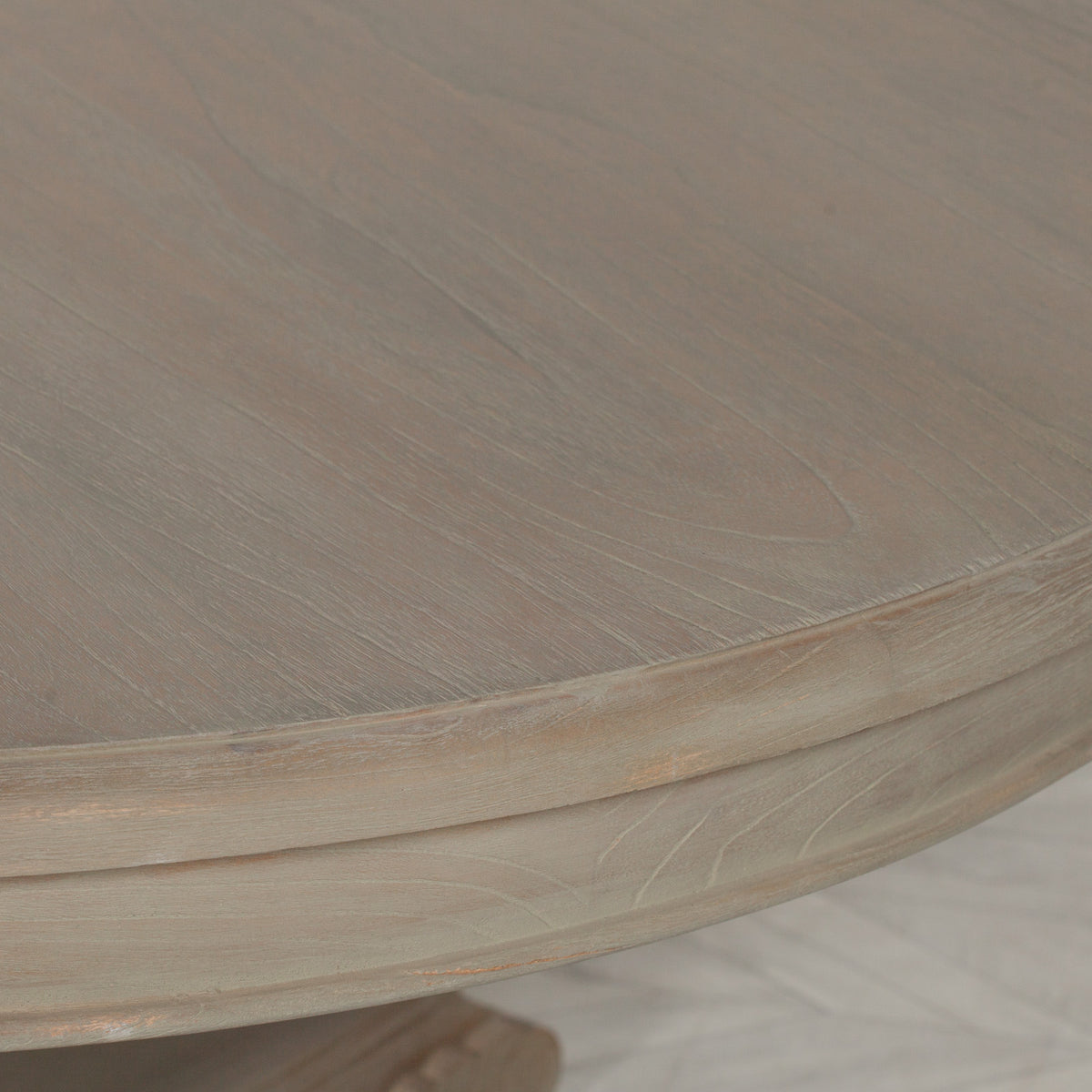 Westbrook Round Dining Table 150cm – Rustic White Cedar