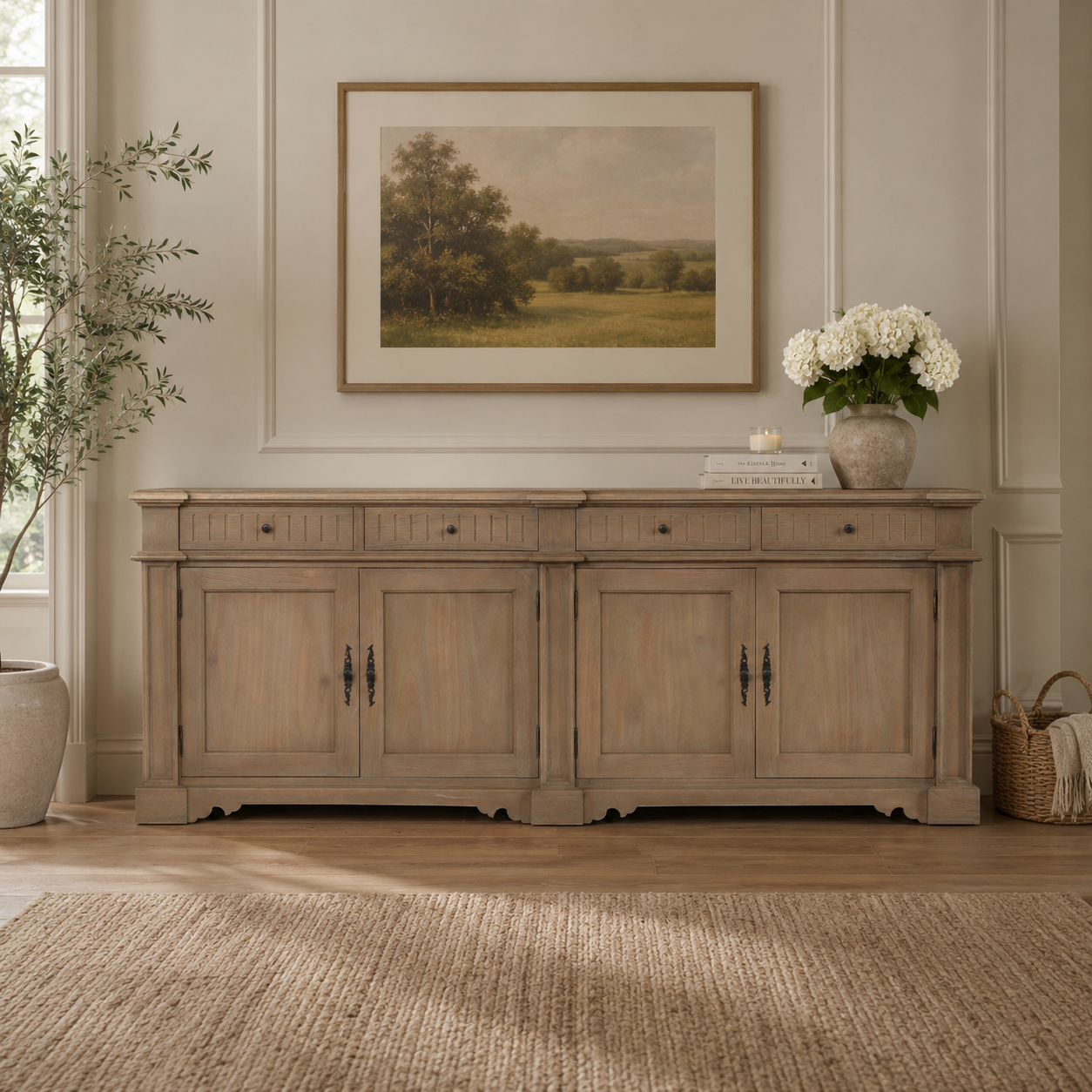 Westbrook Sideboard – Rustic White Cedar