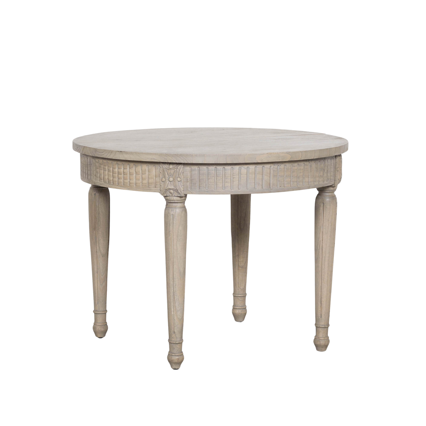 Westbrook Extendable Round Dining Table 100–200cm – White Cedar